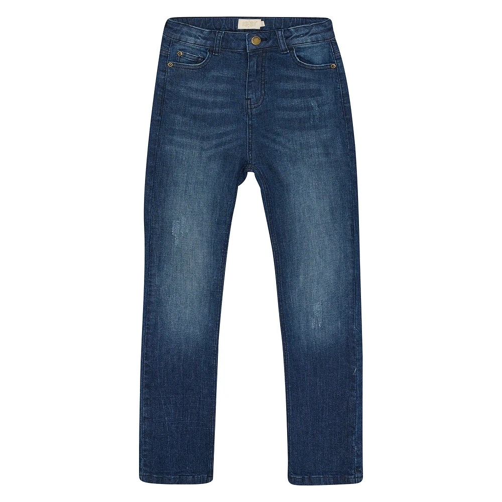 Jeans Coupe Droite 7-14ans