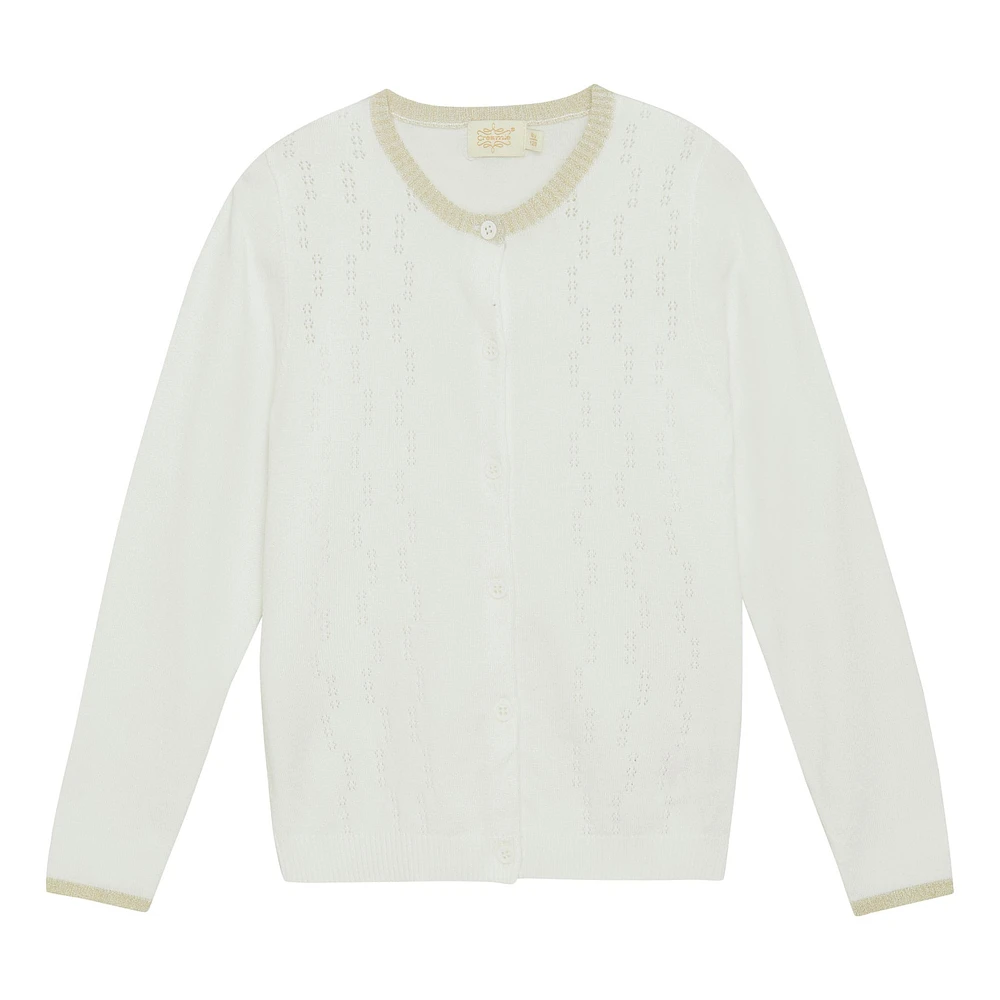 Cardigan Pointelle 2-6ans