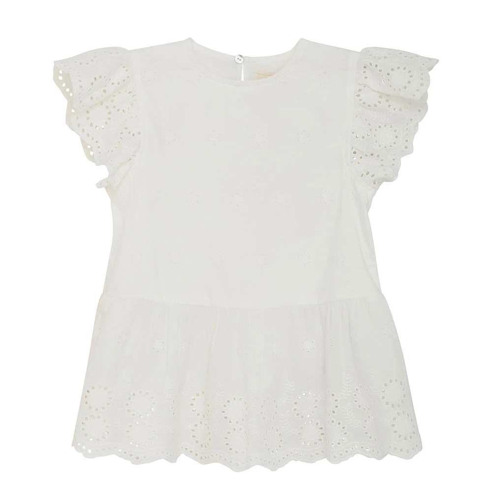 Blouse Broderie 5-14ans