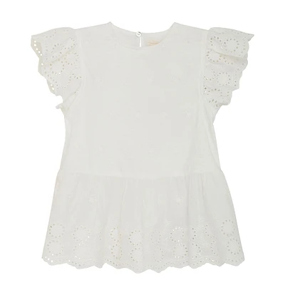 Blouse Broderie 5-14ans