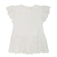 Blouse Broderie 5-14ans