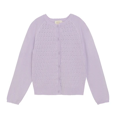 Pointelle Cardigan 2-6y