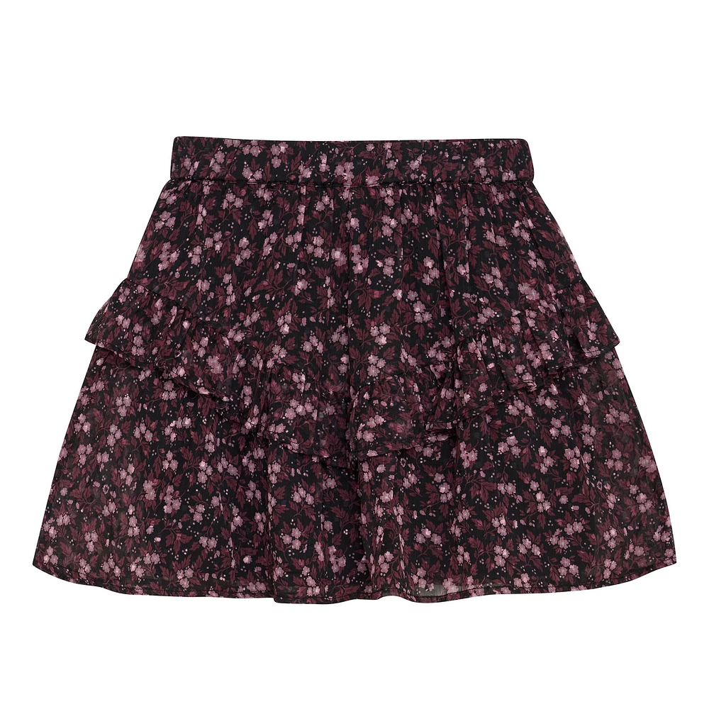Flower Print Skirt