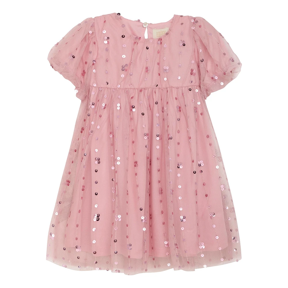 Robe Mesh Paillette 12-18mois
