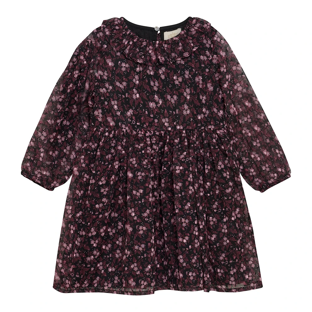 Flower Print Dress 3-6