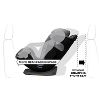 Eternis S SensorSafe Convertible Car Seat - Lavastone Black