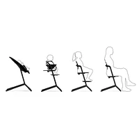 Chaise Haute 3-en-1 Lemo