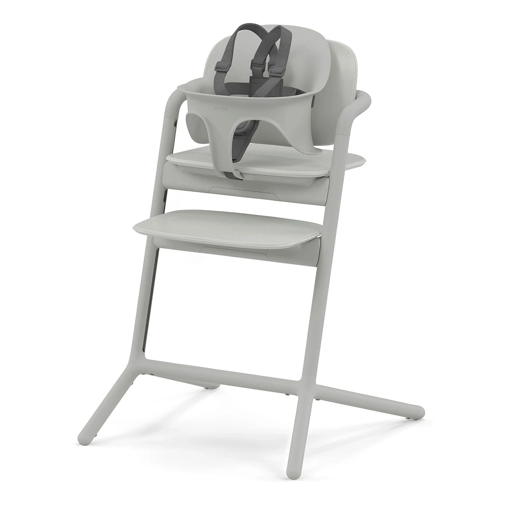 Chaise Haute 3-en-1 Lemo - Suede Gris