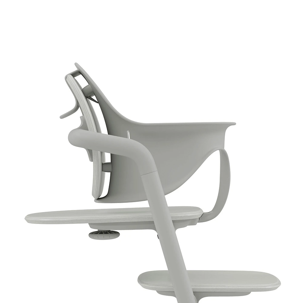 Chaise Haute 3-en-1 Lemo - Suede Gris