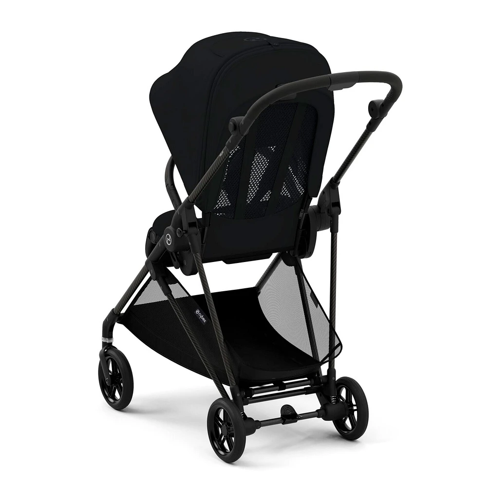 Melio Carbon 3 Ultra Lightweight Stroller - Moon Black
