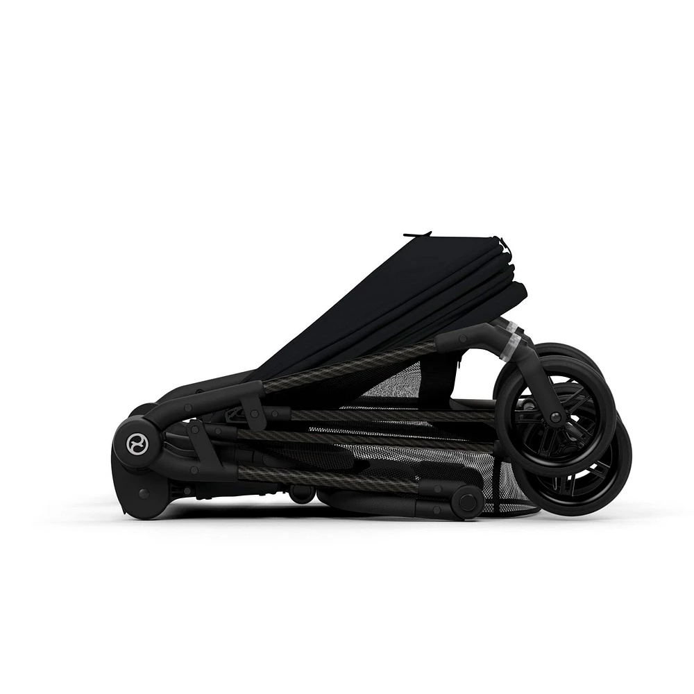Melio Carbon 3 Ultra Lightweight Stroller - Moon Black
