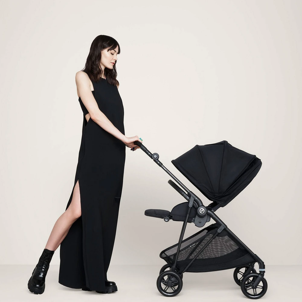 Melio Carbon 3 Ultra Lightweight Stroller - Moon Black