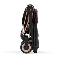 Coya Stroller - Rose Gold Frame with Sepia Black Seat