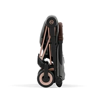 Coya Stroller - Rose Gold Frame with Mirage Grey Seat