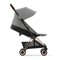 Coya Stroller - Rose Gold Frame with Mirage Grey Seat