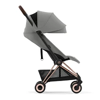 Coya Stroller - Rose Gold Frame with Mirage Grey Seat