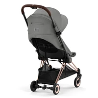 Coya Stroller - Rose Gold Frame with Mirage Grey Seat