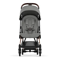 Coya Stroller - Rose Gold Frame with Mirage Grey Seat