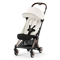 Coya Stroller - Rose Gold Frame with Off-White Seat