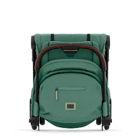 Coya Stroller - Rose Gold Frame with Leaf Green Seat