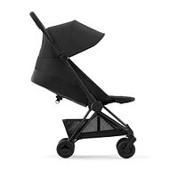 Poussette Coya - Cadre noir mat avec siège noir sépia