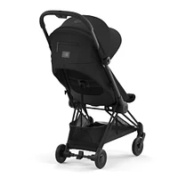 Poussette Coya - Cadre noir mat avec siège noir sépia