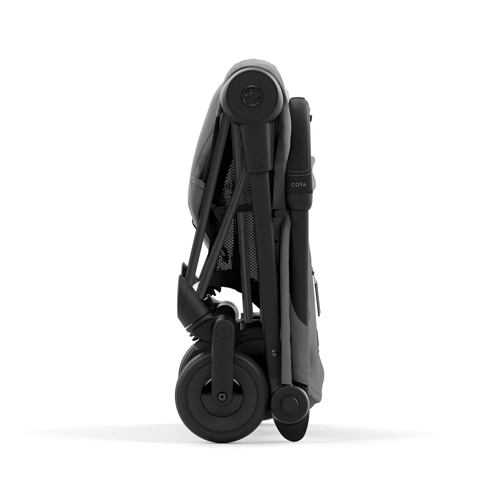 Coya Stroller - Matte Black Frame with Mirage Grey Seat