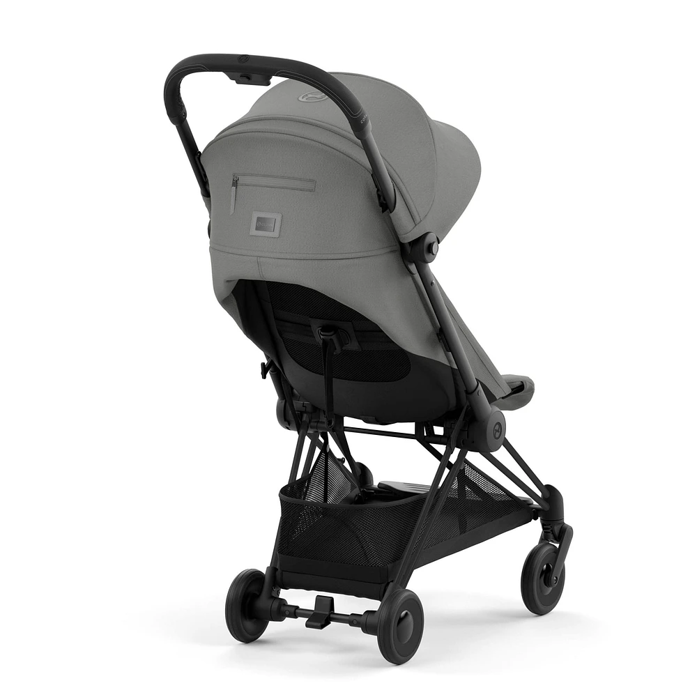 Coya Stroller - Matte Black Frame with Mirage Grey Seat