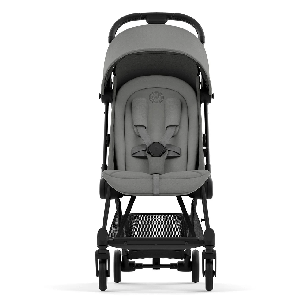 Coya Stroller - Matte Black Frame with Mirage Grey Seat