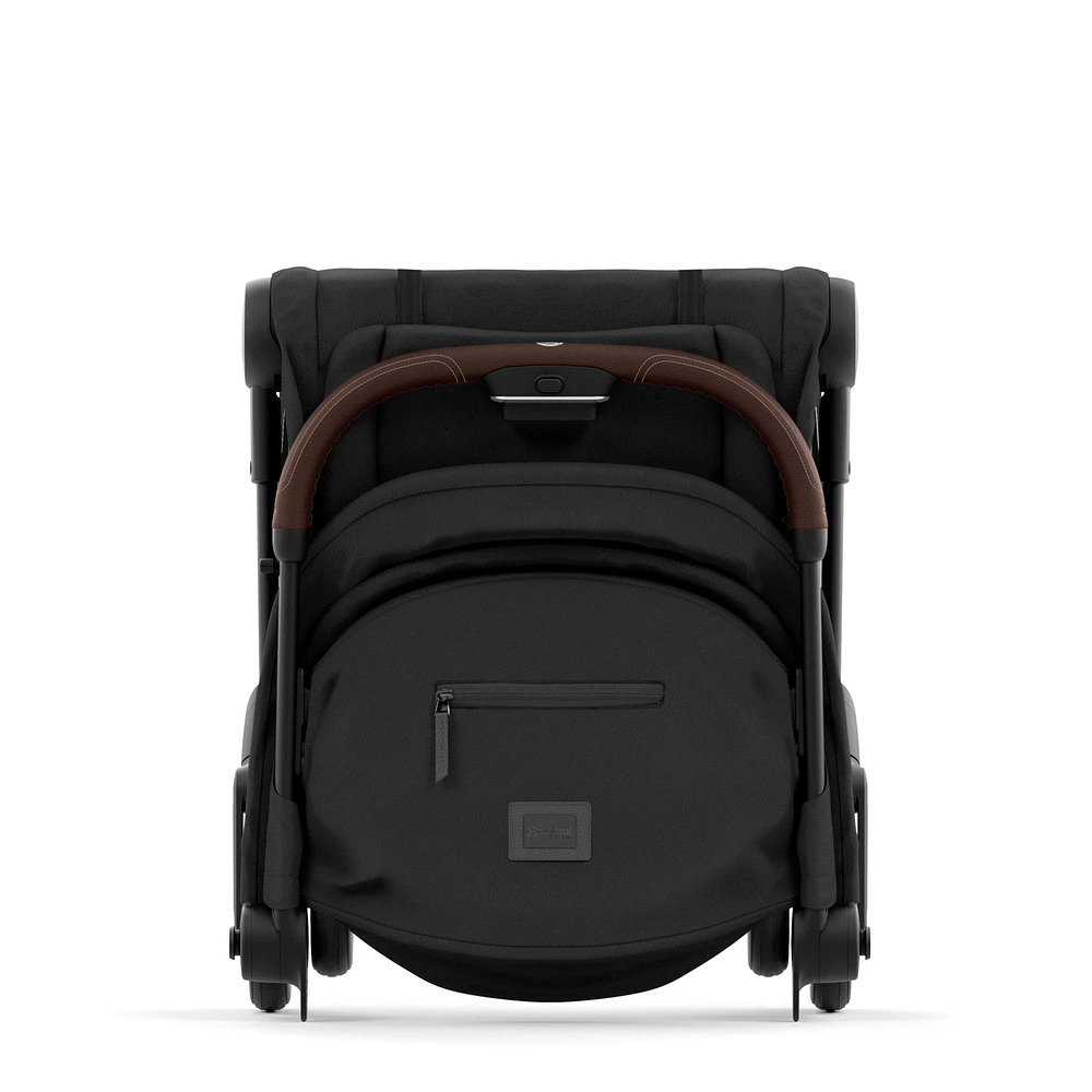 Coya Stroller - Chrome Frame with Sepia Black Seat