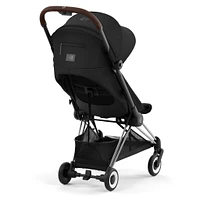 Coya Stroller - Chrome Frame with Sepia Black Seat