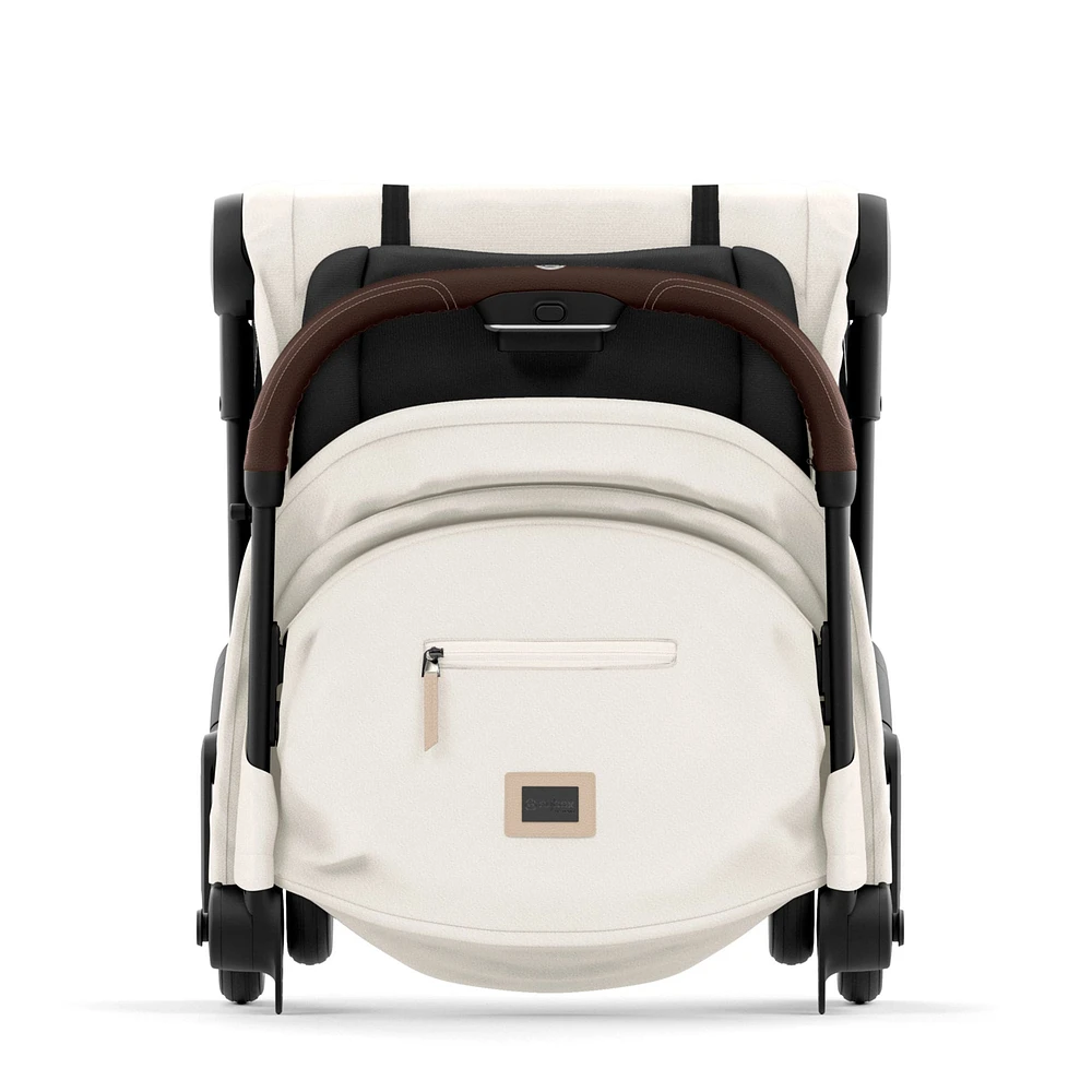 Coya Stroller - Chrome Frame with Off-White Seat