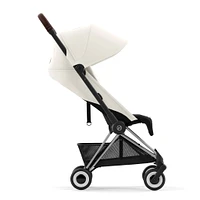 Coya Stroller - Chrome Frame with Off-White Seat