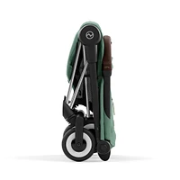 Coya Stroller - Chrome Frame with Leaf Green Seat