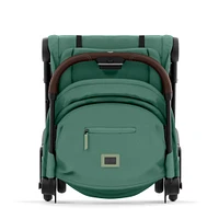 Coya Stroller - Chrome Frame with Leaf Green Seat