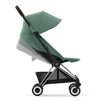 Coya Stroller - Chrome Frame with Leaf Green Seat