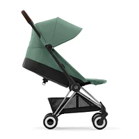 Coya Stroller - Chrome Frame with Leaf Green Seat