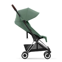 Coya Stroller - Chrome Frame with Leaf Green Seat