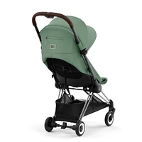 Coya Stroller - Chrome Frame with Leaf Green Seat
