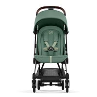 Coya Stroller - Chrome Frame with Leaf Green Seat