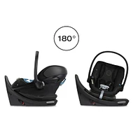  Aton G Swivel Car Seat with Sensorsafe - Moon Black 