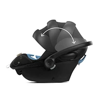  Aton G Swivel Car Seat with Sensorsafe - Moon Black 