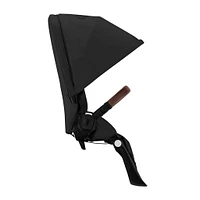 Gazelle S Second Seat – Moon Black with Brown Bumper Bar