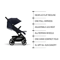 Beezy 2 Compact City Stroller - Magic Black