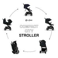 Beezy 2 Compact City Stroller - Magic Black