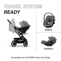 Beezy 2 Compact City Stroller - Fog Grey