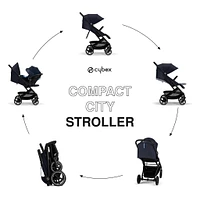 Poussette Compacte Beezy 2 - Bleu foncé