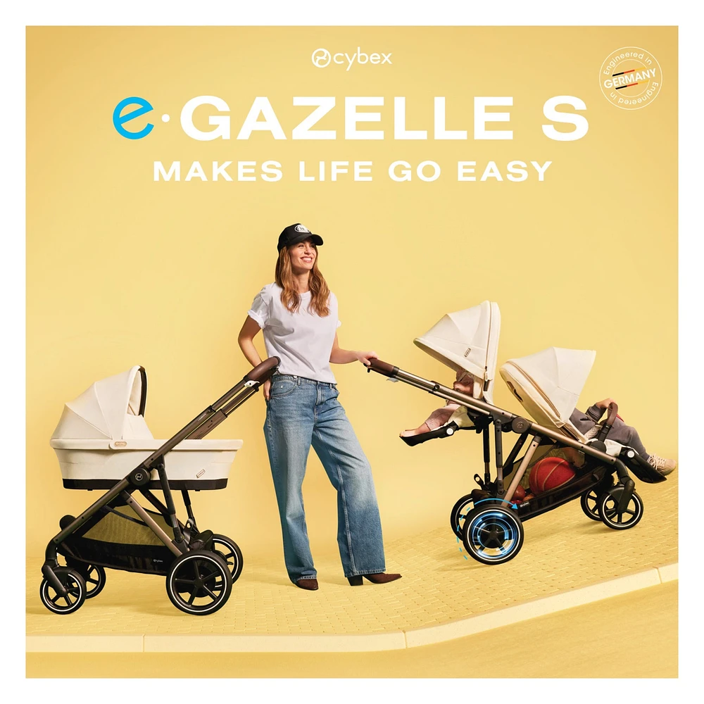Poussette eGazelle S Beige