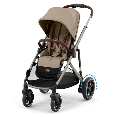 Poussette eGazelle S - Amande