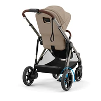 eGazelle S Electronic Assist Stroller - Taupe Frame with Almond Beige Seat